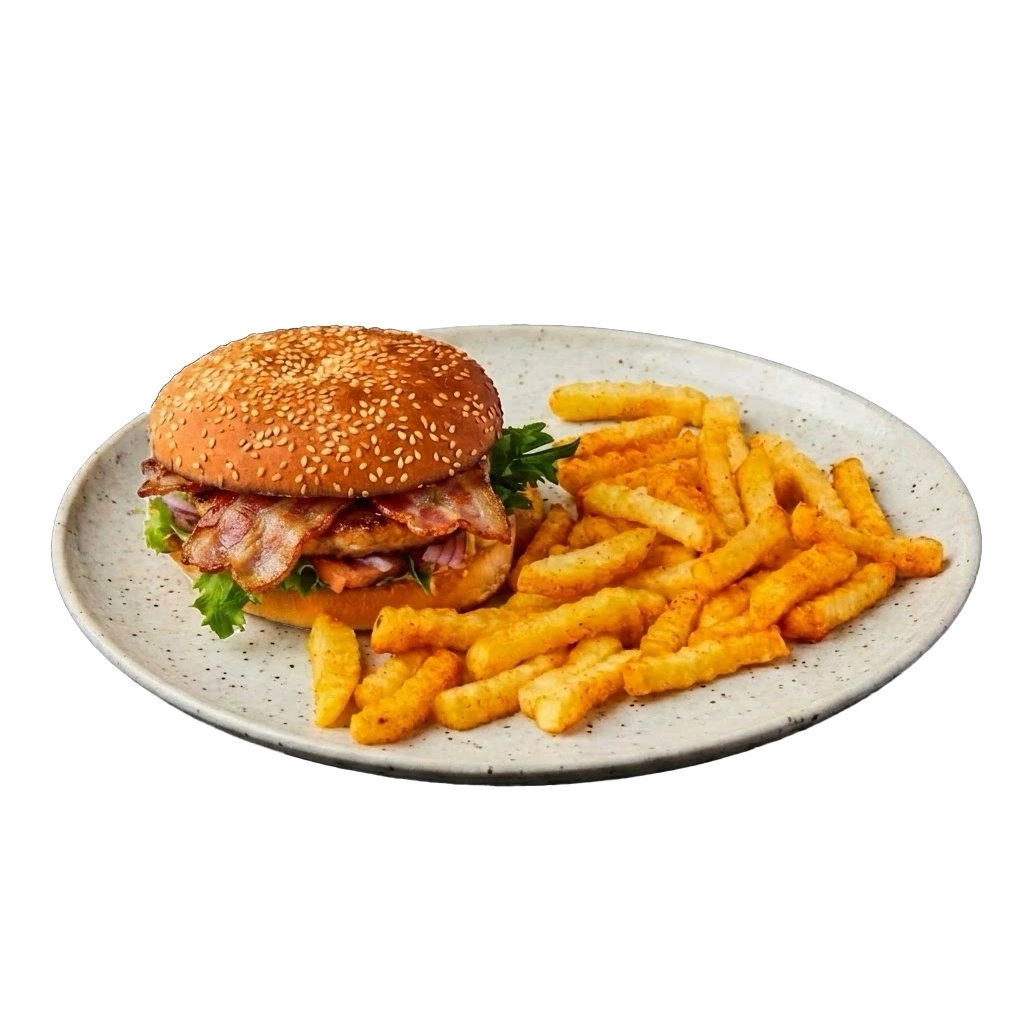 Baconburger platter